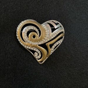 Valentines Gift Chico’s Heart Pin